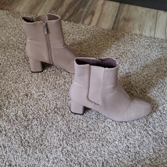 Zara square toe boots size 42 or 11 - Picture 4 of 5